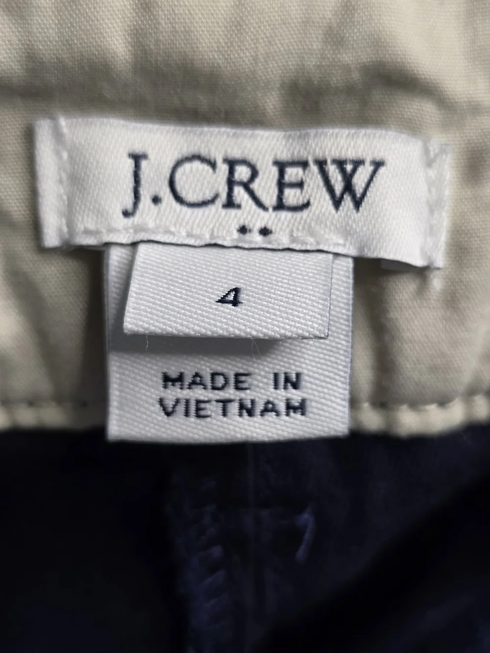 J.CREW Women’s Mid-Rise Navy Chino Shorts 5